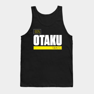 Otaku 100% – Yellow + White Tank Top